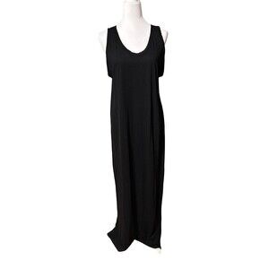 Susina Black Maxi Tank Dress Size 1X GUC!